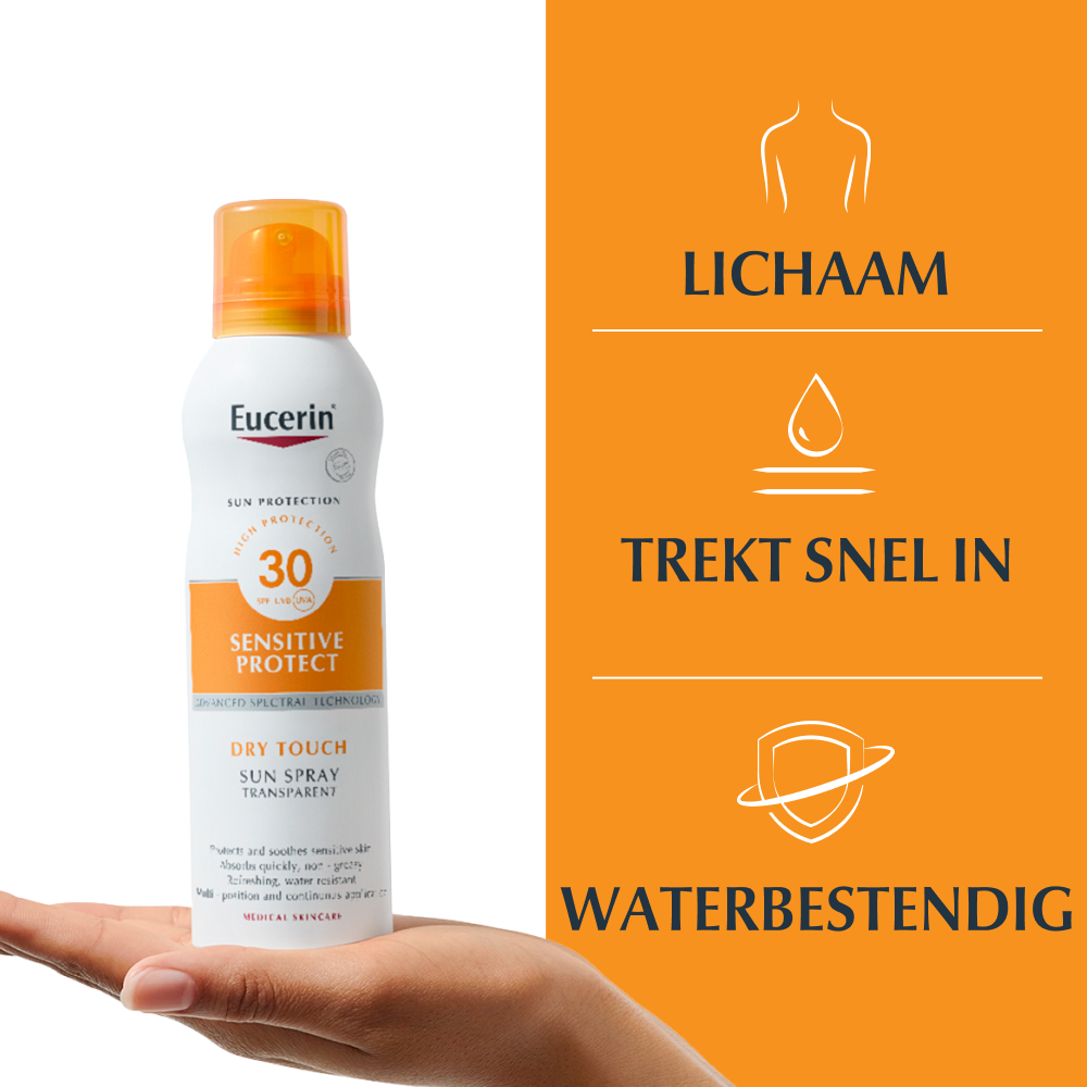 Eucerin Sun Oil Control Mist Transparent Dry Touch SPF 30 200ml 